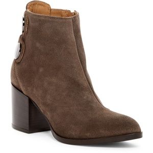 Alberto Fermani Tortora Brown Suede Ankle Boot, 38 (US 8)  NEW